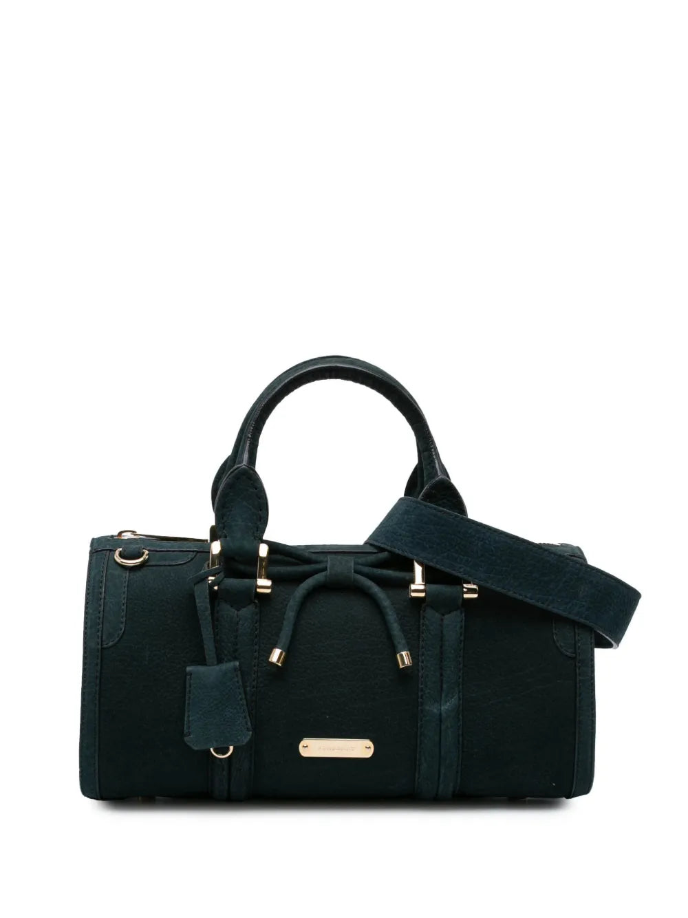 Burberry 2000 2017 Nubuck Bow Barrel Top Handle Bag satchel