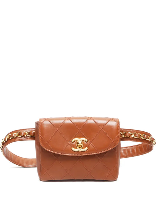 CHANEL 1980 2000 Chain belt bag