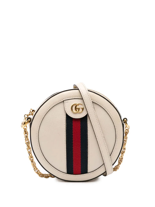Gucci 2016 2024 Mini Leather Ophidia Round crossbody bag