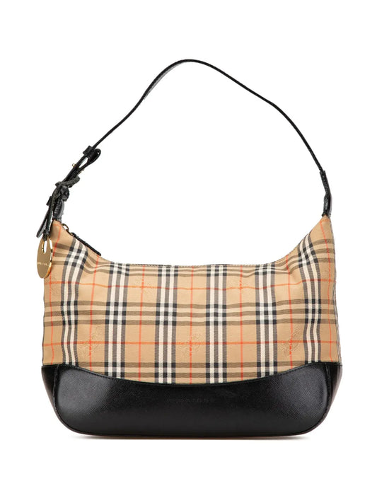 Burberry 2000 2017 Haymarket Check Canvas shoulder bag