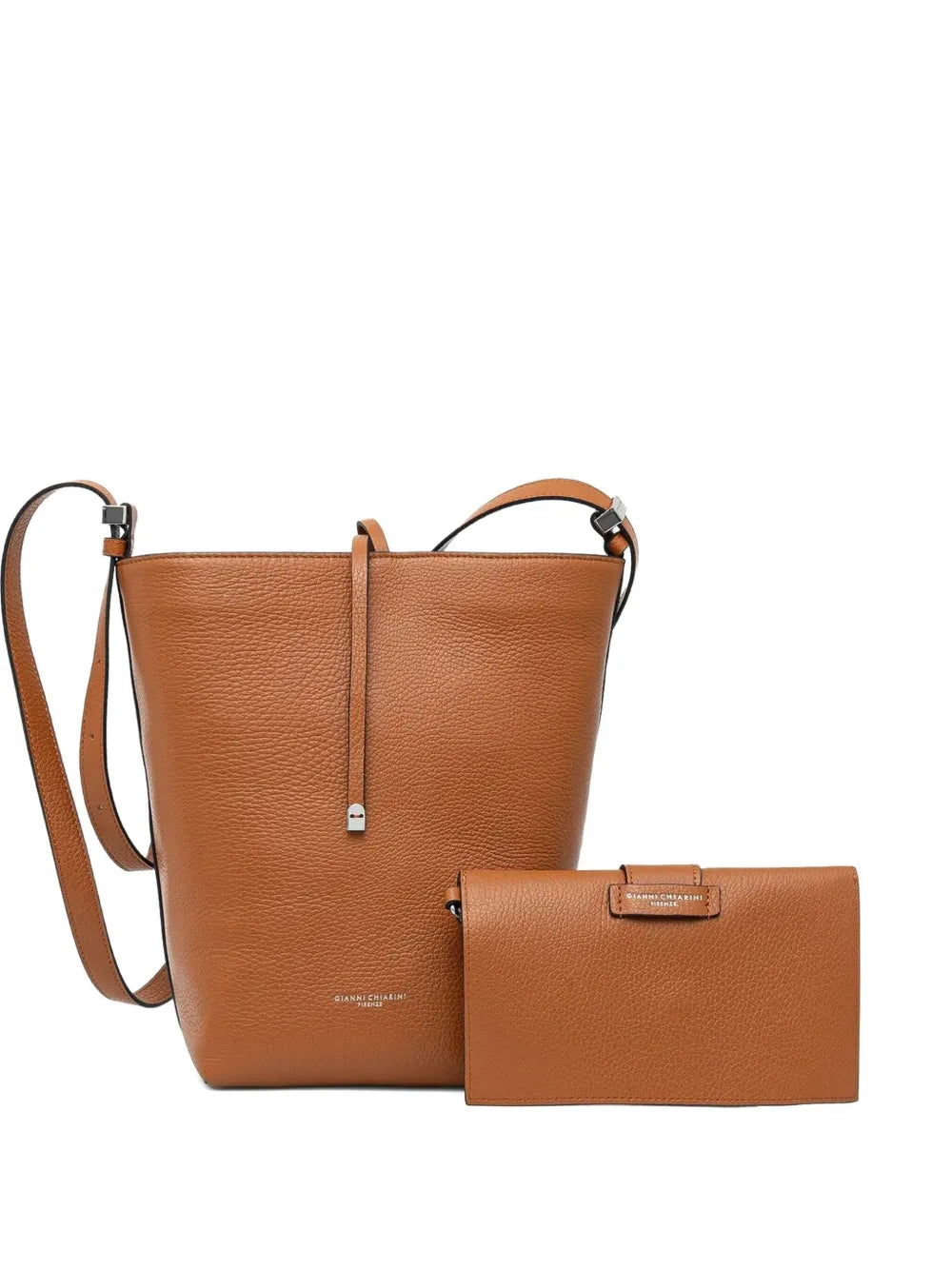 GIANNI CHIARINI Amelia detachable pouch bucket bag