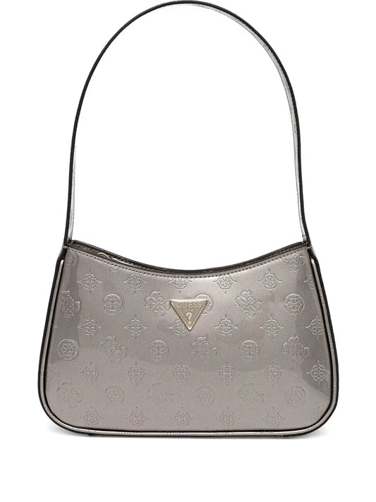 GUESS USA Arnela monogram debossed shoulder bag