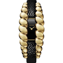 cartier tressage 18k yellow gold lady's watch