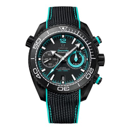 omega seamaster planeta ocean chronograph black ceramic men's watch