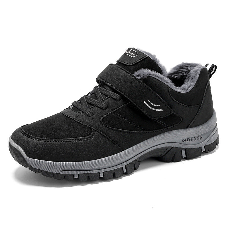 Men’s Winter Warm Walking Shoes – Cotton Lined Non-Slip Casual Boots