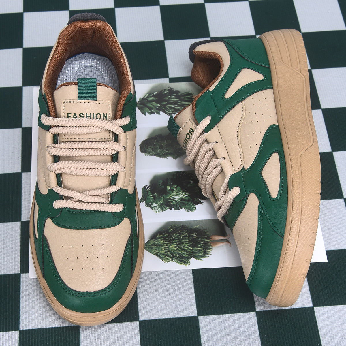 Men’s & Women’s Classic White Skate Shoes – Casual Student Style