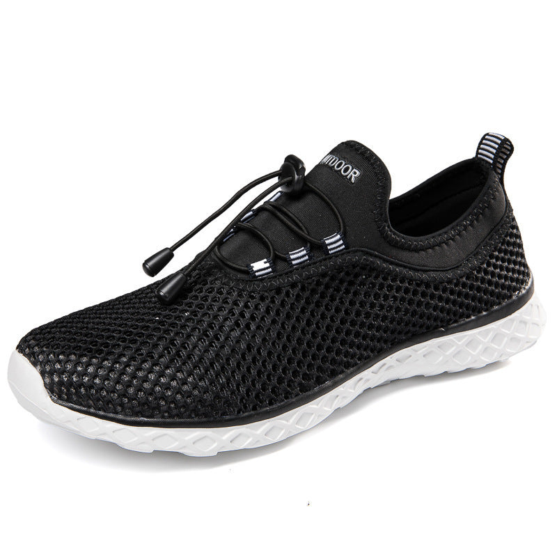 Mesh Breathable Casual Sneakers – Lightweight Beach Wading Water Shoes for Men
