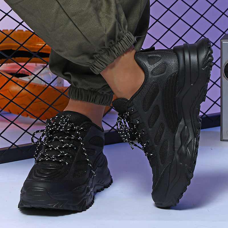 Women's Height Increasing Sneakers | Trendy Breathable Thick Bottom Casual Shoes