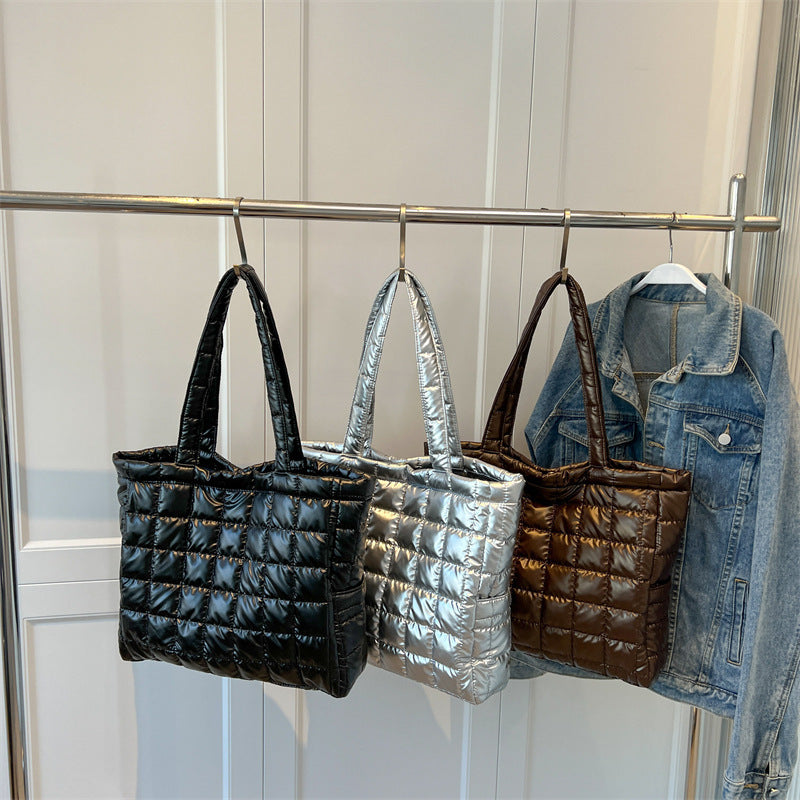 Women’s Winter Plaid Shoulder Bag – Fashion Handbag