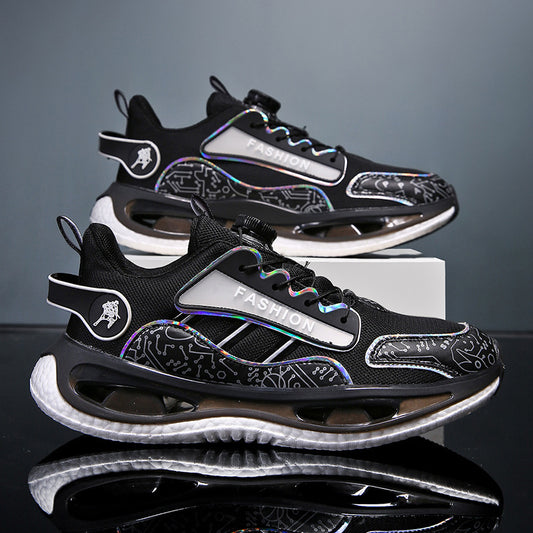 Men’s Sports Sneakers – Lightweight Breathable Mesh Running Shoes