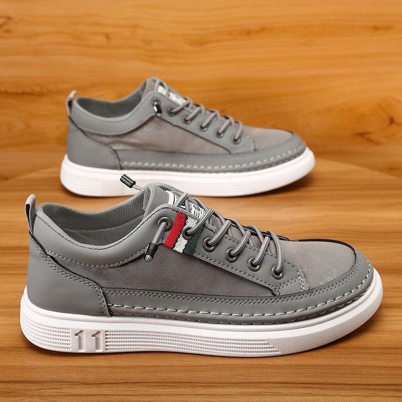 Men’s Casual Canvas Shoes – High-End Versatile Bandage Sneakers