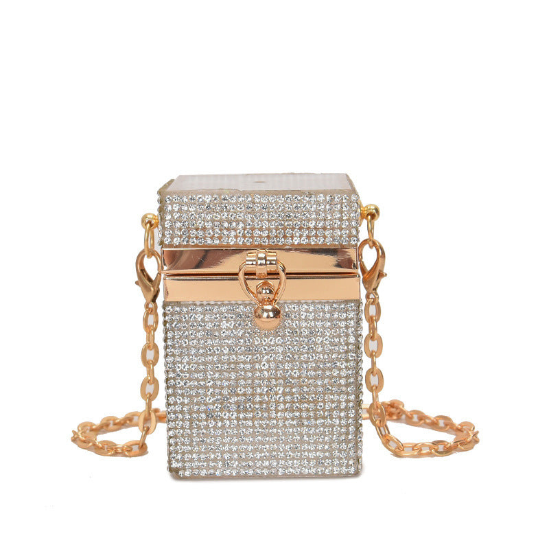 Women’s Fashion Chain Handbag – Messenger Box Hand-Carry Bag