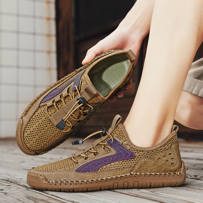 Men’s Breathable Mesh Sneakers – Sports Casual Shoes