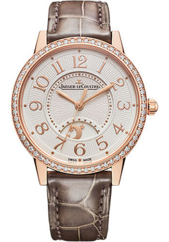 jaeger-lecoultre rendez-vous  classic night & day 18k rose gold & diamonds lady's watch_3