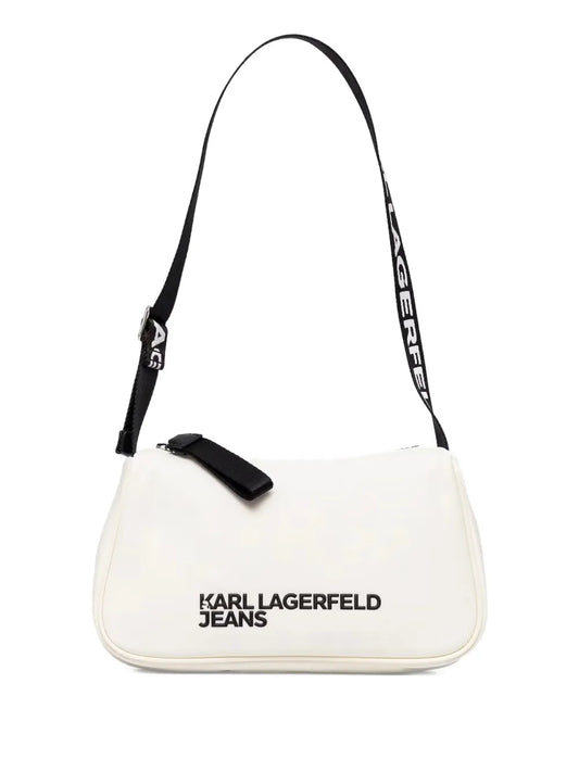 Karl Lagerfeld Jeans logo lettering shoulder bag