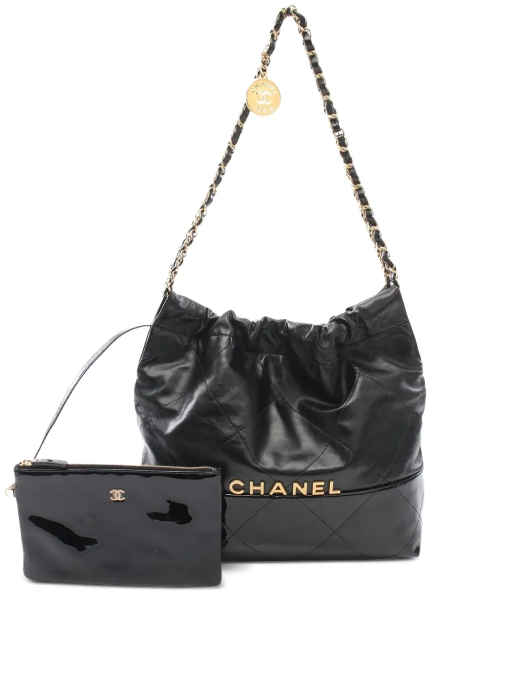 CHANEL 2021 small Chanel 22 shoulder bag