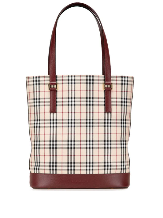Burberry 2000 2017 House Check Canvas tote bag