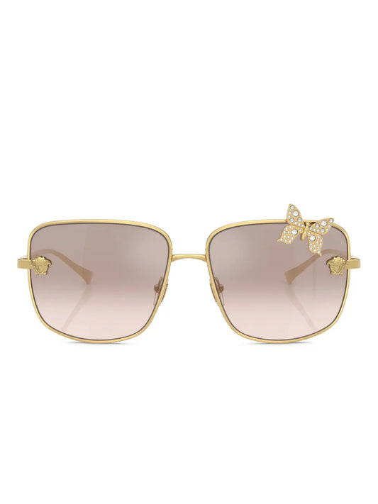 Versace Eyewear logo print sunglasses