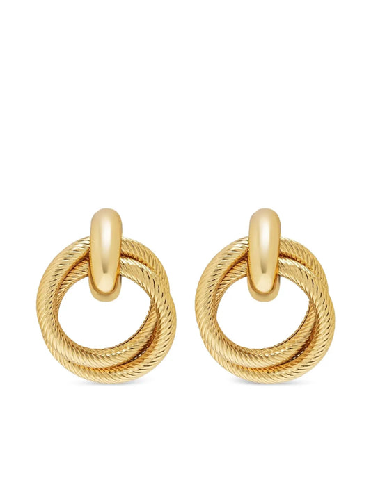 Nialaya Jewelry Double Hoop earrings