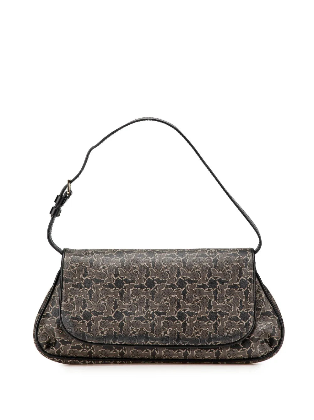 Céline 2008 Horse Carriage Coated Canvas shoulder bag