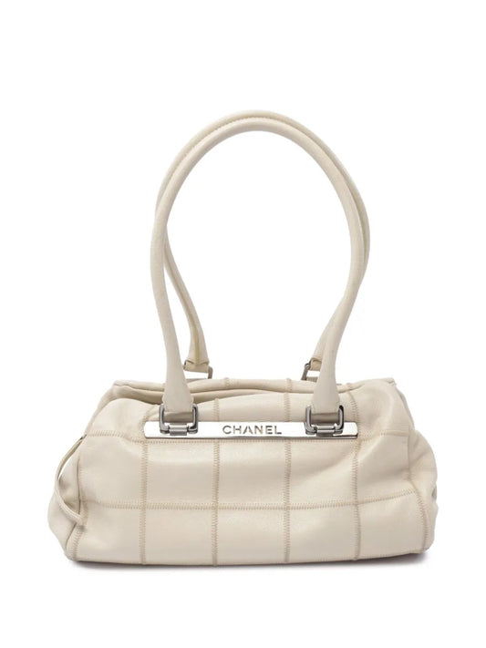 CHANEL 2005 2006 Caviar Square Stitch shoulder bag