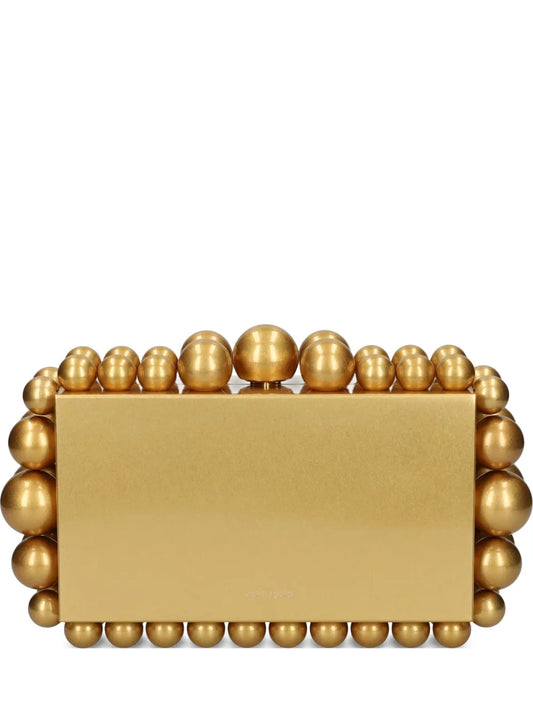 Cult Gaia bead embellished clutch bag