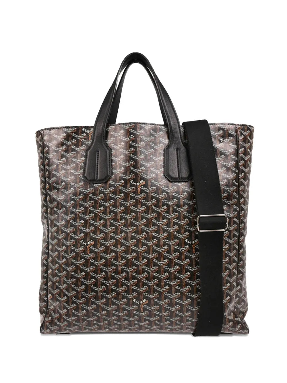 Goyard logo printed tote bag