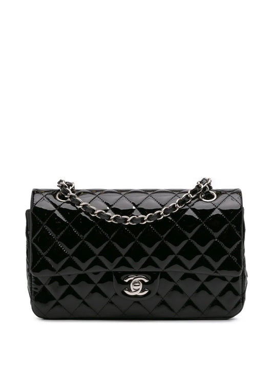 CHANEL 2014 2015 Medium Classic Patent Double Flap shoulder bag