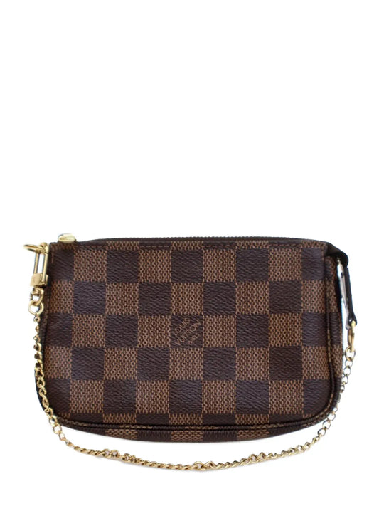 Louis Vuitton 2019 Damier Ebene Mini Pochette Accessoires handbag