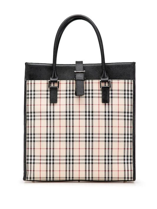 Burberry 2000 2017 House Check Canvas tote bag