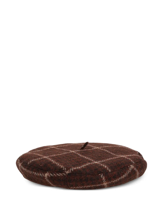 Vivienne Westwood checked pattern beret