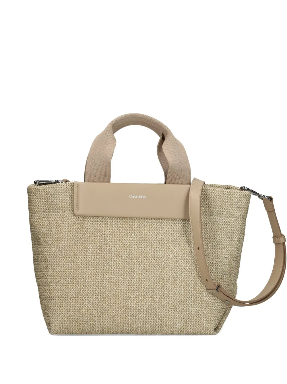 Calvin Klein logo stamp tote bag