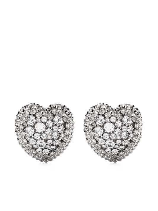 Alessandra Rich Heart earrings
