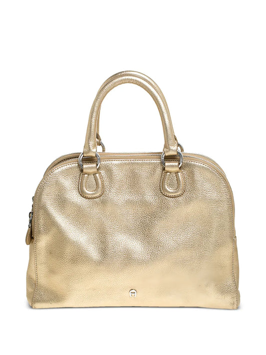 Aigner Kids leather satchel bag