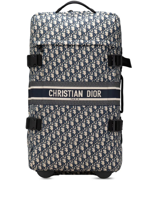 Christian Dior 2018 2024 Small Oblique Canvas Diortravel Suitcase travel bag