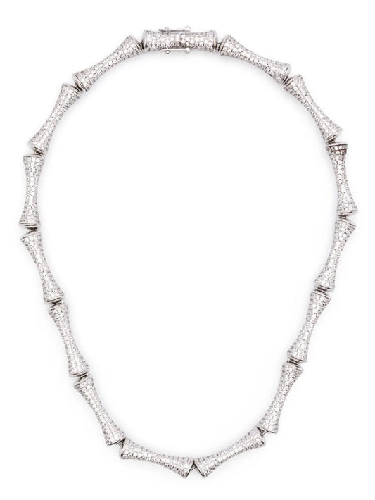 Eddie Borgo Pavé Bambu necklace