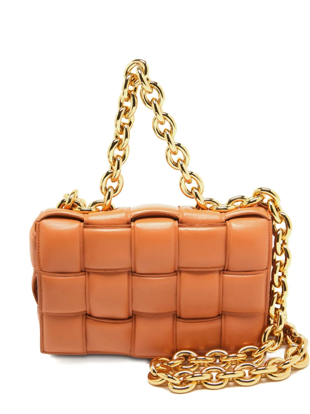 Bottega Veneta 2024 Cassete chain Intreciatto leather shoulder bag