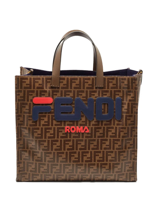 Fendi x Fila Zucca pattern tote bag