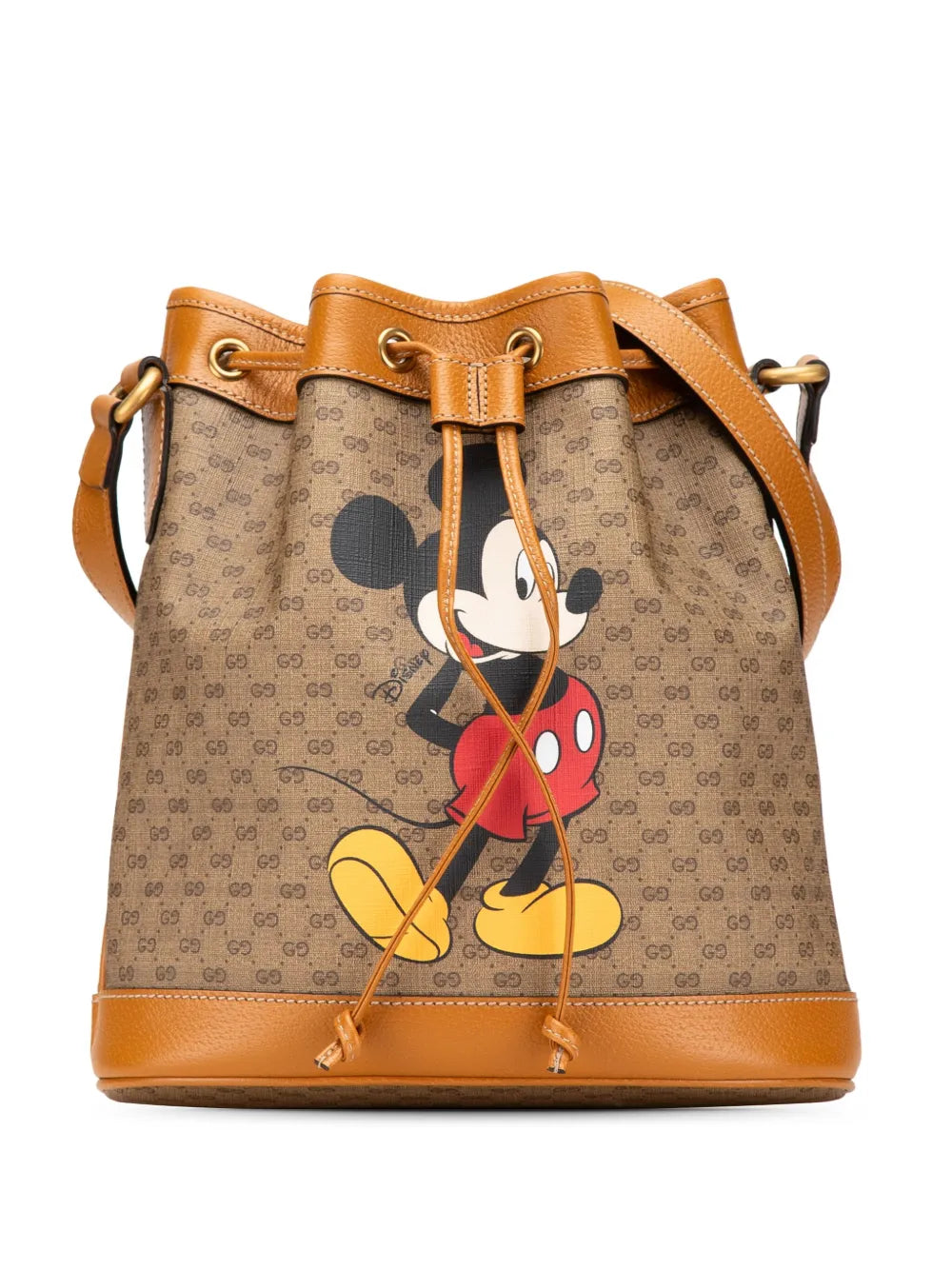 Gucci 2016 2024 Micro GG Supreme Mickey Mouse bucket bag
