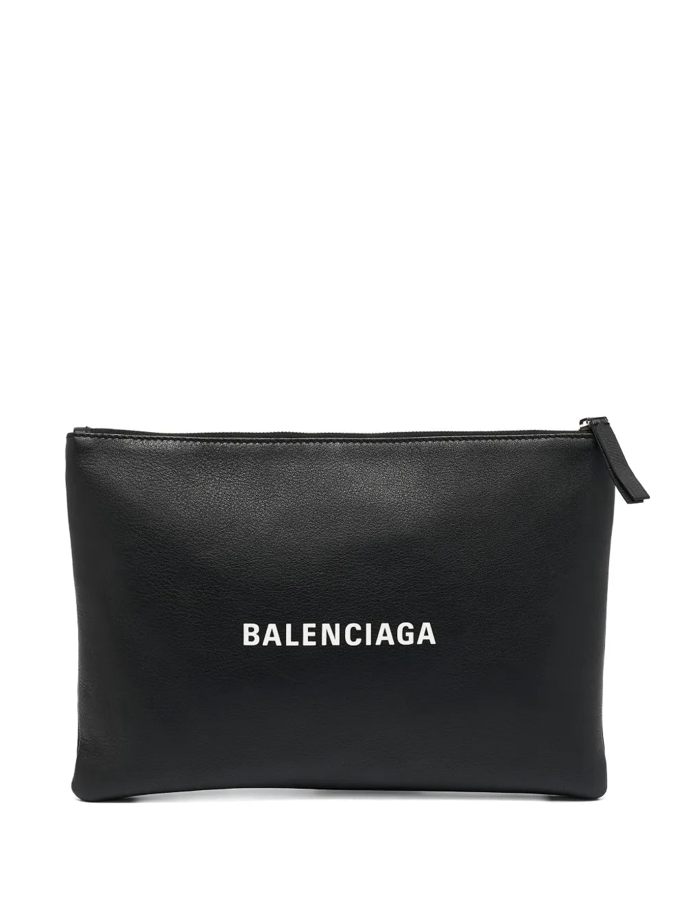Balenciaga leather clutch bag