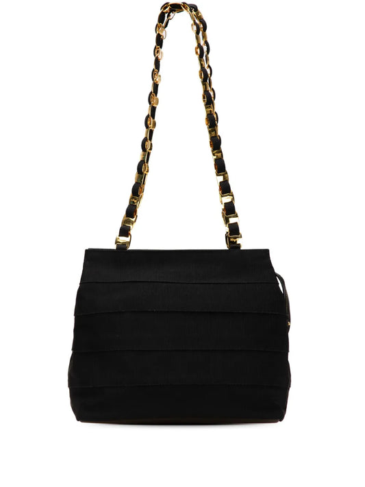 Ferragamo 2021 Nylon Tiered Grosgrain shoulder bag