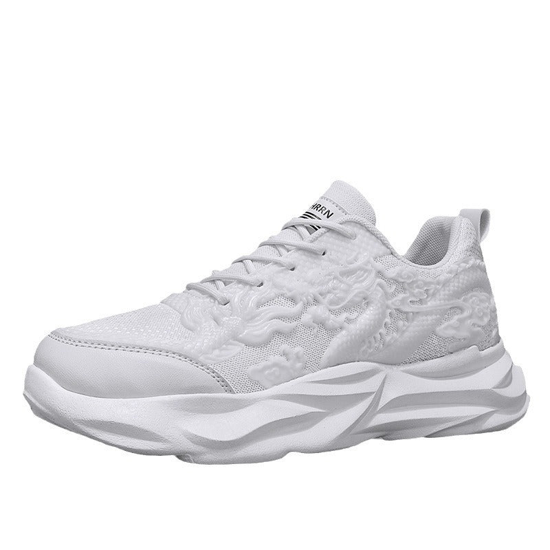 Men’s Chinese Loong Sneakers – Breathable Fly Knit Casual Style
