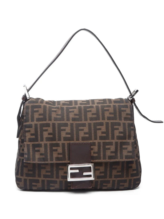 Fendi 2000s Zucca Mamma Baguette shoulder bag