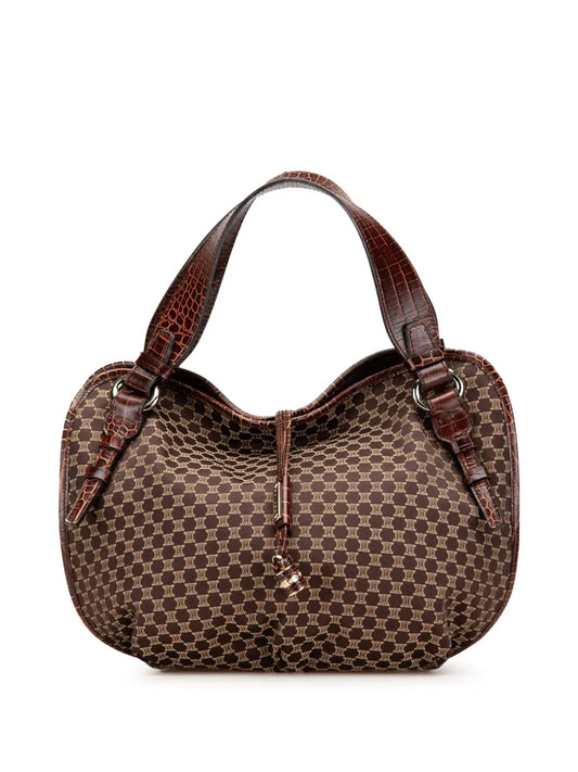 Céline 2008 Macadam Canvas Bittersweet hobo bag