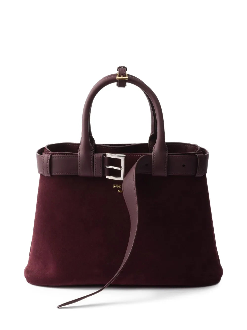 Prada medium Buckle leather tote bag