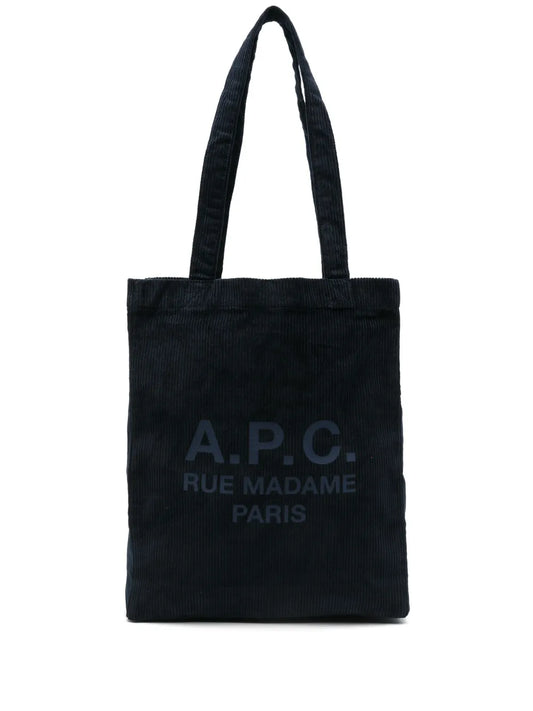 A.P.C. corduroy tote bag