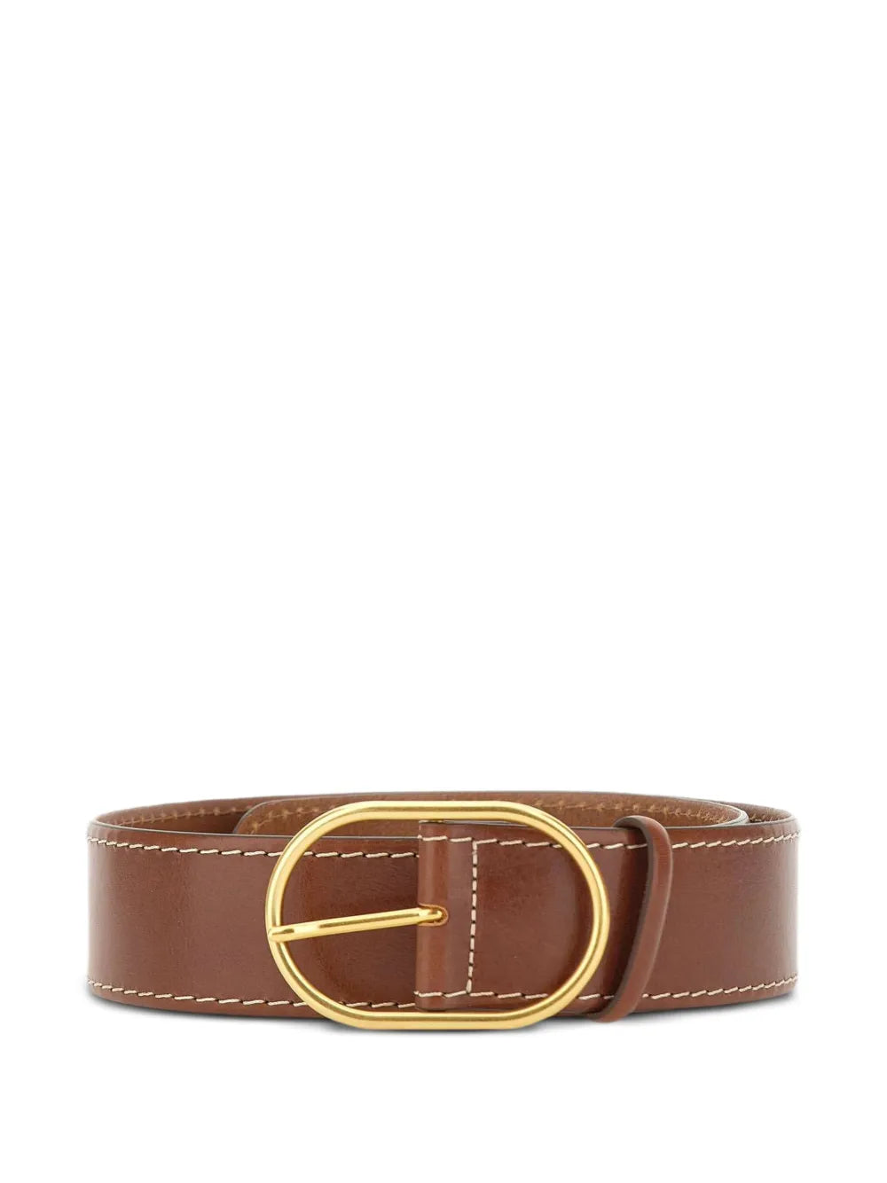 GIANNI CHIARINI oval buckle leather belt