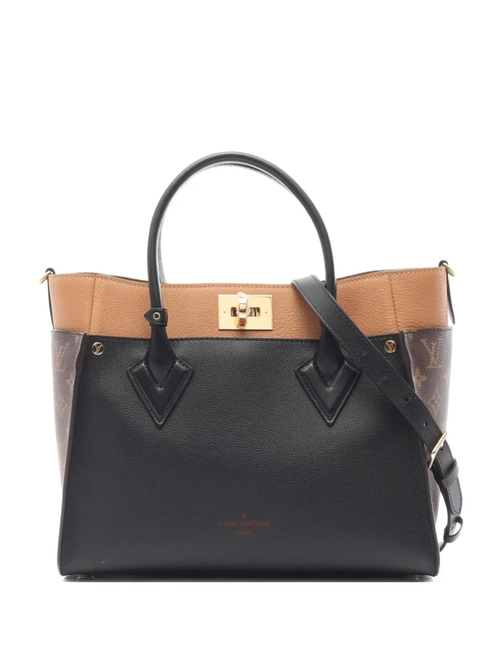 Louis Vuitton 2021 On My Side MM leather tote bag