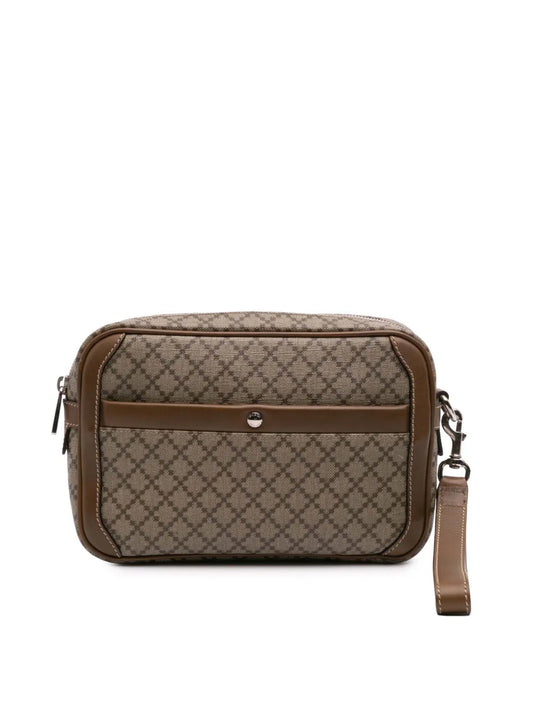 Gucci 2016 2024 Diamante Coated Canvas clutch bag