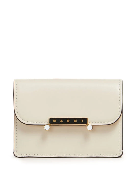Marni leather envelope flap wallet